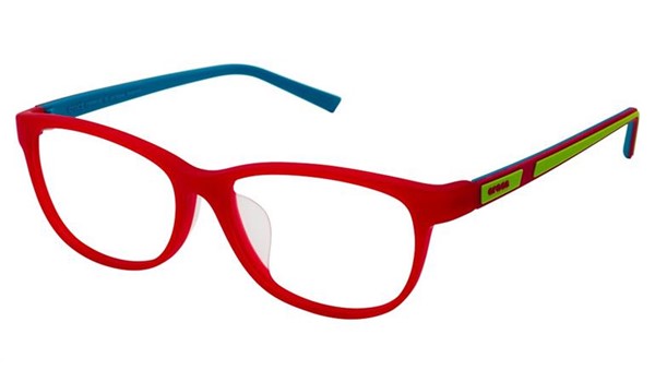 Crocs JR069 Kids Eyeglasses 15TV Bright Red/Lime Green