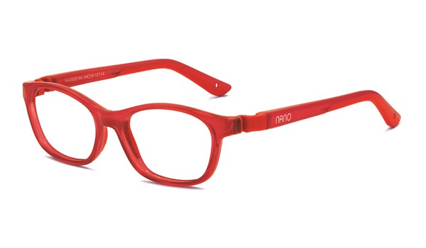 Nano NAO620244 Camper Kids Eyeglasses Crystal Red/Red Eye Size 44-16 (4-6 Years)  