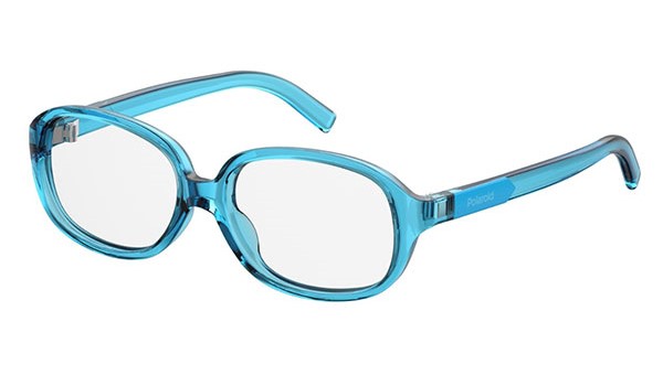 Polaroid Kids PLD D810 0MVU Azure Kids Eyeglasses       