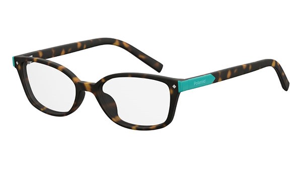 Polaroid Kids PLD D812 0086 Dark Havana Kids Eyeglasses