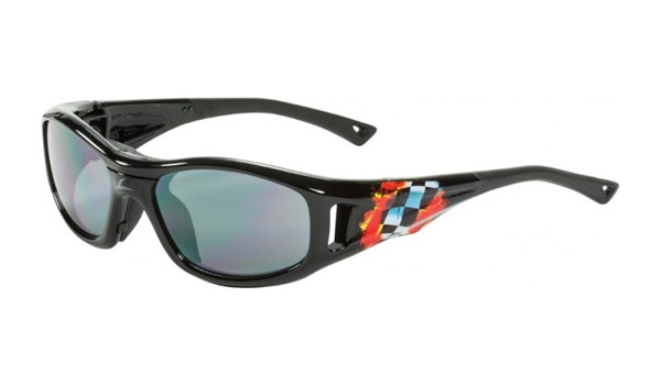 C2 Hilco Leader Kids Sports Saftey Glasses  Finish Line Black