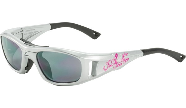 C2 Hilco Leader Kids Sports Saftey Glasses Free Spirit Silver