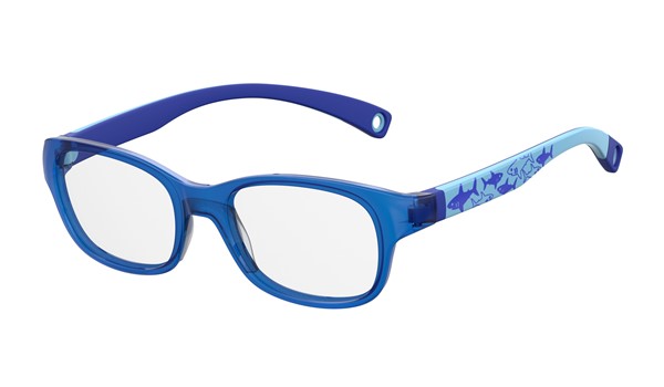 Kids By Safilo Sa0007 Eyeglasses Blue Pattern 0S6F