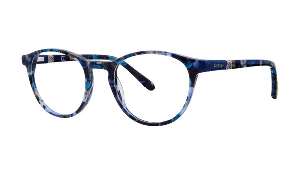 Lilly Pulitzer Jaci Girls Eyeglasses Blue/Tortoise