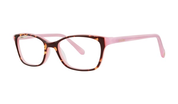 Lilly Pulitzer Emoni Girls Eyeglasses Tortoise/Petal