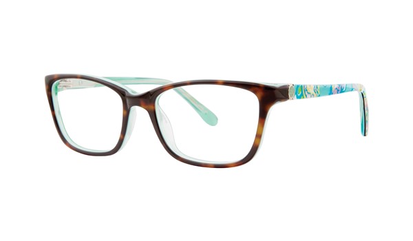 Lilly Pulitzer Tenley Girls Eyeglasses Tortoise/Mint