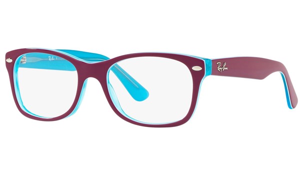Ray-Ban Junior RY1528-3763 Kids Glasses Blue Trasp on Top Fuxia