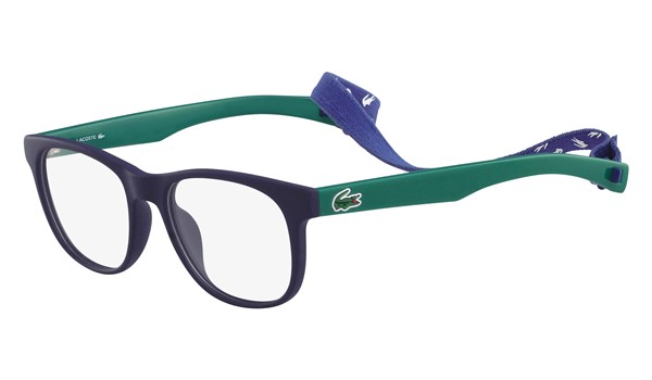 Lacoste L3621-424 Kids Eyeglasses Matte Blue
