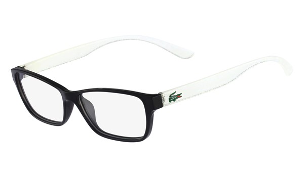 Lacoste L3803B-002 Kids Eyeglasses Black with Starphospho Temples