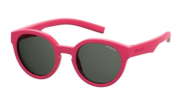 Polaroid Kids PLD-8019/S/SM Sunglasses Polarized Pink/Gray 035J-M9