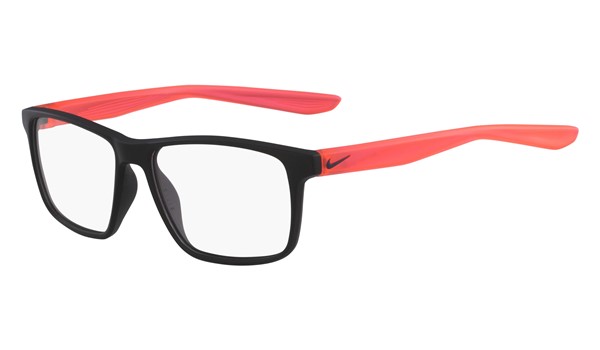 Nike 5002-002 Kids Eyeglasses Matte Black/Solar Red
