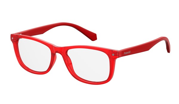 Polaroid Kids Glasses PLD D813 0C9A Red