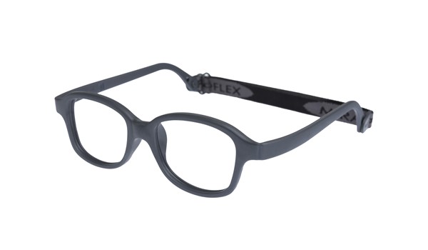 Miraflex Mike 1-J Children's Eyeglasses Dark Grey 42/17