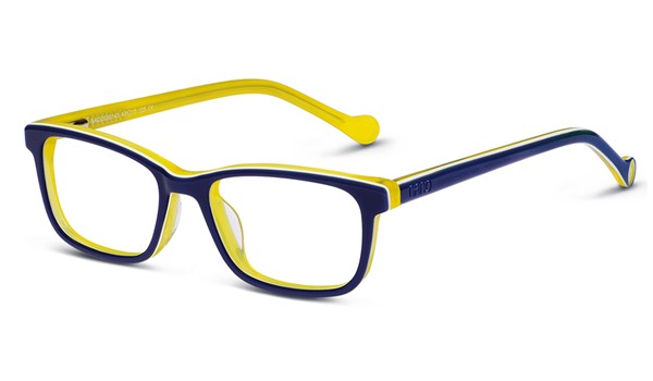 Nano Cool Chat Children's Glasses Navy/White/Yellow