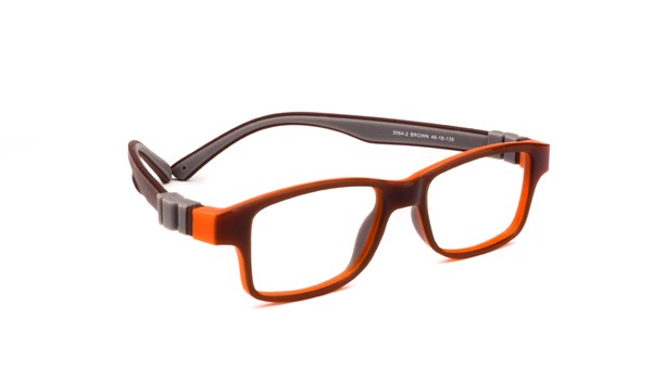 Maxima Eyewear MX3064-2 Kids Glasses Brown 48-16 (6-10 years)
