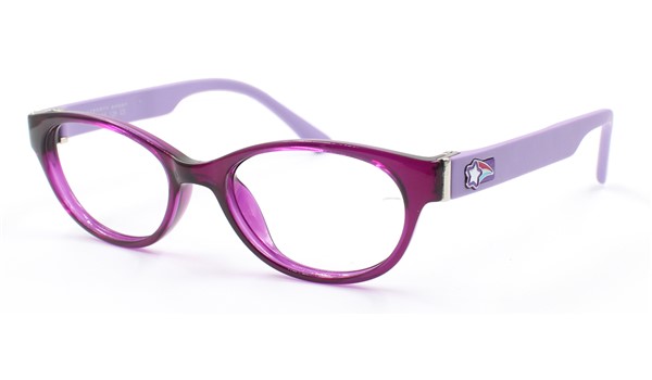 Rec Specs Liberty Sport  Z8-Y60 Kids Indesctructible Eyeglasses Translucent Purple/Satin Purple #658 