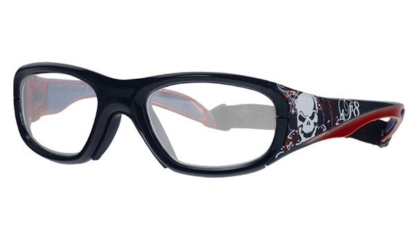 Rec Specs Liberty Sport F8 Street Series Protective Kids Eyeglasses Audio Skull #645