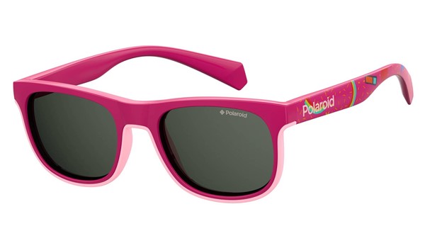 Polaroid Childrens Sunglasses PLD 8035/S Polarized 0MU1 Fuchsia