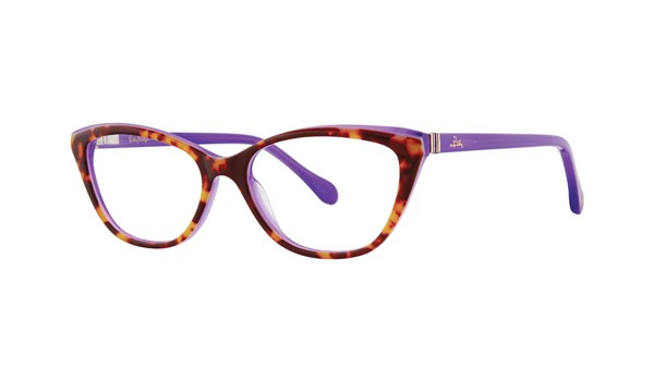 Lilly Pulitzer Nori Girls Eyeglasses Purple Tortoise 
