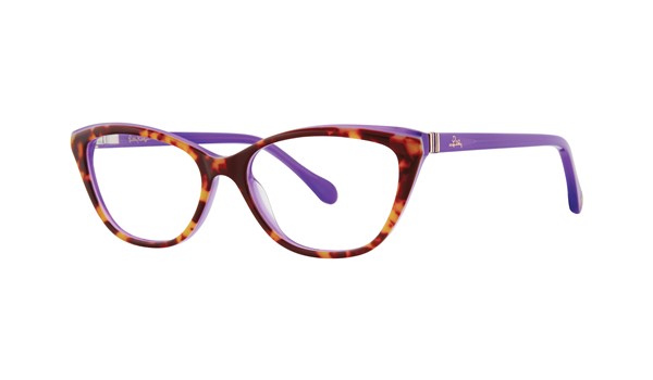 Lilly Pulitzer Nori Girls Eyeglasses Purple Tortoise