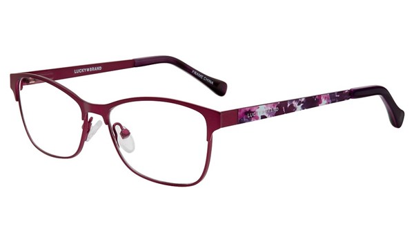 Lucky Brand Children's Eyeglasses D713 Burgundy