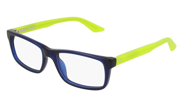 Puma Junior Kids Eyeglasses PJ0009O-006 Blue/Green