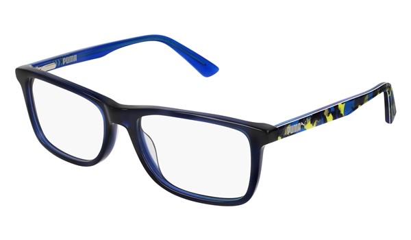 Puma Junior Kids Eyeglasses PJ0020O-002 Blue