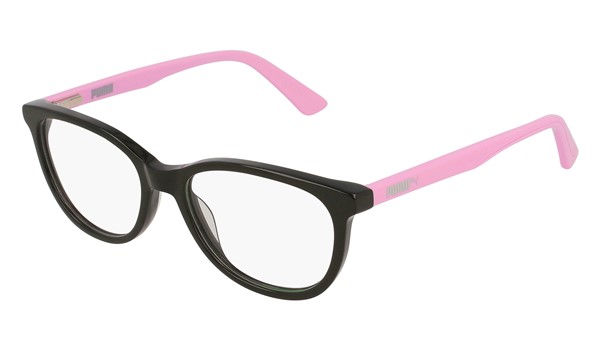 Puma Junior Kids Eyeglasses PJ0021O-006 Black/Pink