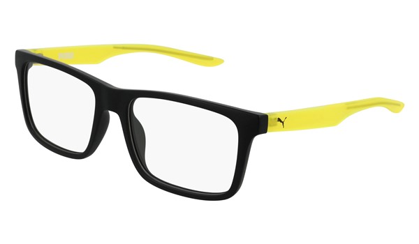 Puma Junior Kids Eyeglasses PJ0029O-001 Black/Yellow