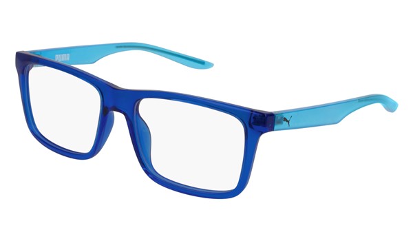 Puma Junior Kids Eyeglasses PJ0029O-003 Blue/Light Blue