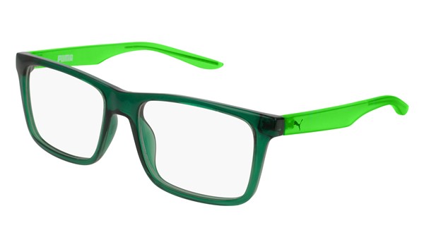 Puma Junior Kids Eyeglasses PJ0029O-004 Green/Green
