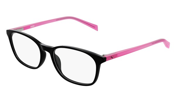 Puma Junior Kids Eyeglasses PJ0031O-002 Black/Pink