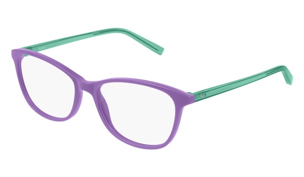 Puma Junior Kids Eyeglasses PJ0033O-004 Violet/Green