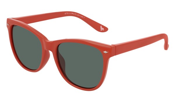 Stella McCartney Kids Sunglasses SK0038S-005 Red/Green Lenses