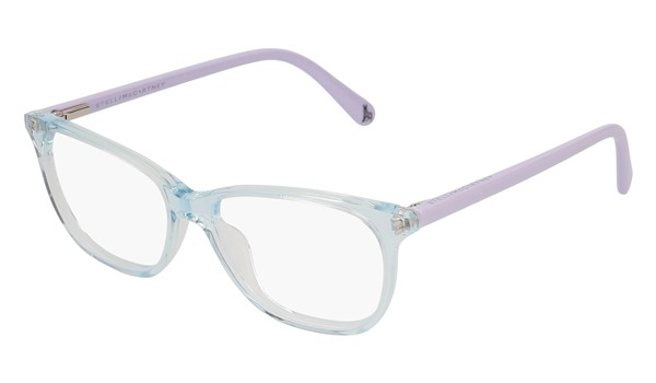 Stella McCartney Kids Eyeglasses SK0045O-003 Light Blue/Violet