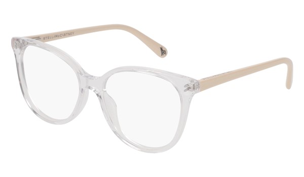 Stella McCartney Kids Eyeglasses SK0046O-005 Crystal/Nude