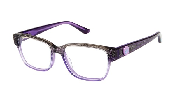 gx by Gwen Stefani Juniors GX809 Kids Glasses Purple Glitter PUR