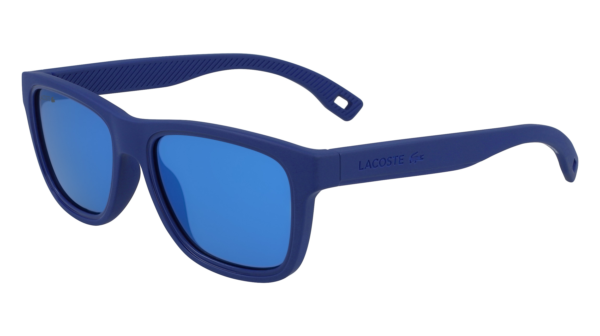 Genuine Lacoste Kids Junior Sunglasses Square L3603S-424 BLUE Frame GREEN Arms 