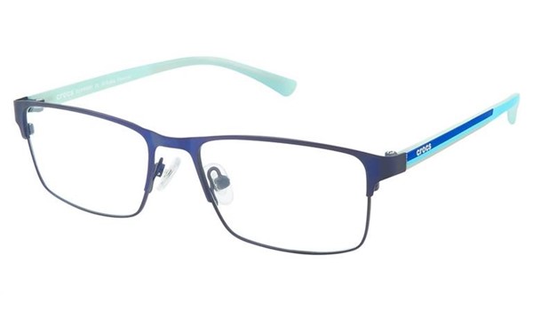 Crocs JR077 Kids Eyeglasses 50BE Blue/Aqua