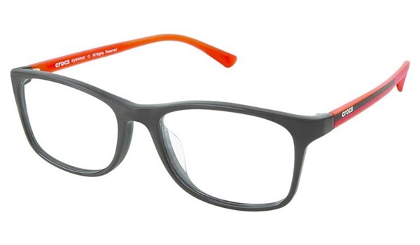 Crocs JR078 Kids Eyeglasses 20RD Black/Red 