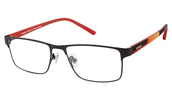 Crocs JR6039 Kids Eyeglasses 20RD Black/Red