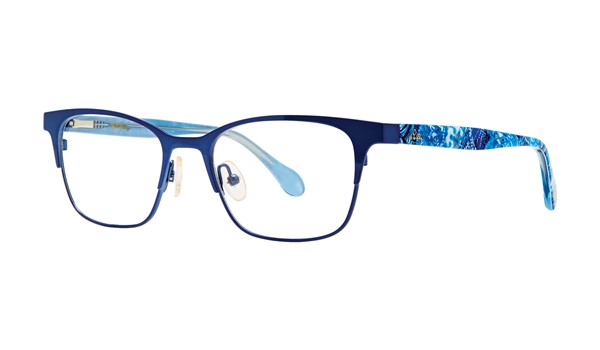 Lilly Pulitzer Kizzy Girls Eyeglasses Navy