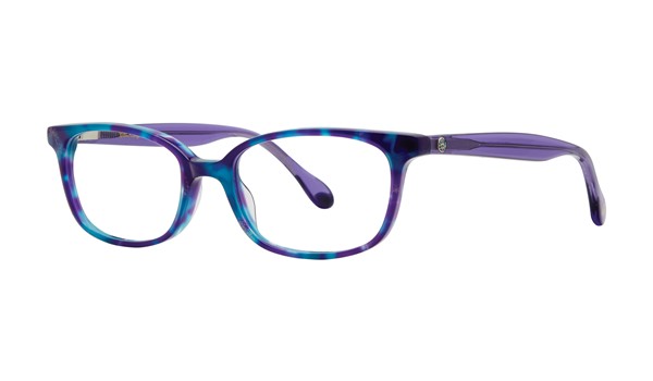 Lilly Pulitzer Hennie Girls Eyeglasses Lavender Teal