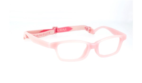 Miraflex Mayan 42 Kids Eyeglasses Clear Pink Pearl-BCP 