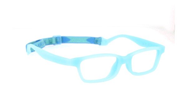 Miraflex Mayan 42 Kids Eyeglasses Clear Blue-EC