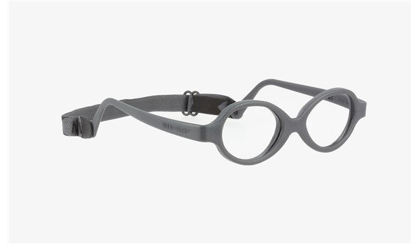 Miraflex Baby Zero Baby Eyeglasses Dark Gray-J