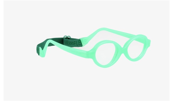 Miraflex Baby Zero Baby Eyeglasses Clear Green Pearl-VCP