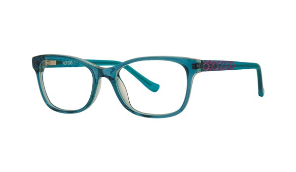 Lilly Pulitzer Crimp Girls Eyeglasses Teal