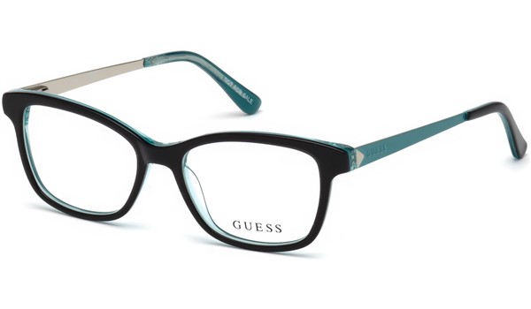 Guess Kids GU9177 Girls Eyeglasses Shiny Black 001