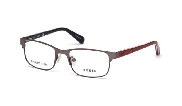 Guess Kids GU9180 Boys Eyeglasses Matte Gunmetal 009